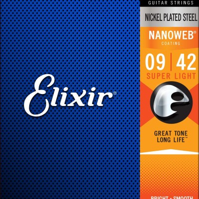 Elixir Nanoweb 09-42 elektromos gitárhúr 12002(6166)