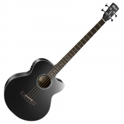 CORT AK.BASSZUSGITÁR TOKKAL, FISHMAN EQ, FEKETE