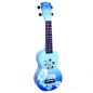 Mahalo Hibiscus Blue Burst szoprán ukulele