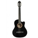 VALENCIA KLASSZIKUS GITÁR, FEKETE VALENCIA KLASSZIKUS GITÁR, FEKETE